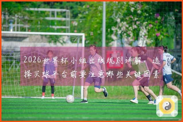 2026世界杯小组出线规则详解，选择买球平台前要注意哪些关键因素